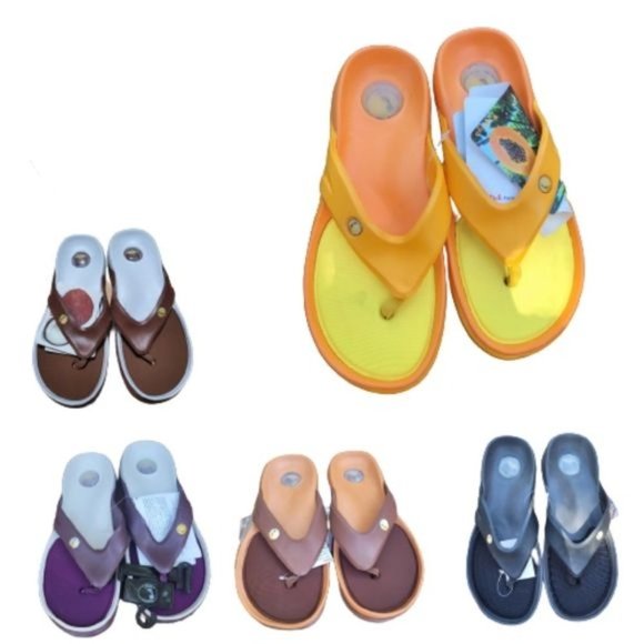 Coconut Hawaiian Jellys Slide Flip Flop Thong Flat Sandals Sz 11 - Picture 7 of 7